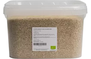 Zilvervliesrijst lang volkoren emmer 6kg
